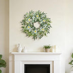 JORNOY 24inch Spring Wreath for Front Door Decor - Image 7