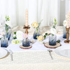 24PCS Mini Bud Vases As Wedding Centerpieces for Tables,Clear Bud Vases for Flowers,Small Flower Vases Suitable for Birthday Party,Anniversary,Wedding Reception,Baby Shower (Blue) - Image 3
