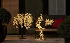 Hairui Cherry Blossom 96 LED Fairy Lights 6FT Garland, White, Battery Operated with Timer for Indoor/Outdoor Decor - Image 4