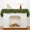 6ft Christmas Cedar Garland, Full Realistic Faux Pine Garlands by IDOGLIITTE