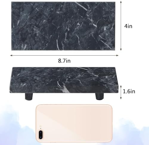Natural Marble Tray Pedestal Stand, Stone Riser for Bathroom, Kitchen Sink - Image 2