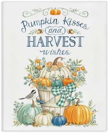 Stupell Industries Autumnal Fall Pumpkins, 16 x 20 Inch Canvas Wall Art by StupellIndustries