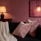 Luxurious Velvet Throw Pillow Covers 20x20 Set of 2 Decorative Pillow Covers Solid Square Cushion Case for Sofa Couch Bedroom Farmhouse, Pink - Image 5