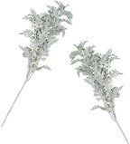 Factory Direct Craft Group of 2 Artificial Dusty Miller Sprays Fake Greenery for Summer Arrangements and Everyday Displays - 29 Inches - Image 5