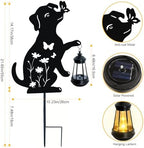 ANGMLN Dog Outdoor Solar Lantern Waterproof, Hanging Lights Lawn Ornaments - Image 2