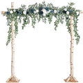 Ling's Moment 6.5FT Wedding Arch Flowers, Floral Garland, Navy Blue by LingsMoment