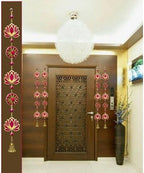 Divyakosh Handmade Lotus Wall & Door Hangings (Pack of 4) - Home & Pooja Decor for Diwali, Wedding, All Festivals (Size - 3 Ft / 36 Inches) by Divyakosh