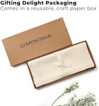 Signature Linen™ by D'Moksha, Ivory Table Runner 120 Inches Long, 100% Pure Linen, Hemstitch, 14 x 120 Inch Table Runner for Dresser, Dining- Fall, Weddings, Outdoor Hosting - Image 4