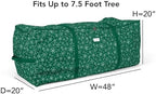Covermates Christmas Tree Cinch Bag, 48" W x 20" D x 20" H, Green Snowflake - Image 3