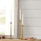 Iron Taper Candle Holder Set of 3 - Decorative Tall Candle Stand - Image 7
