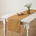 Solino Home 100% Pure Linen Table Runner Caramel, Fete 14 x 90 in by SolinoHome