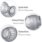 STARSIDE Small Bud Vases 30-Pack, Vintage Clear Glass Flower Vases in Bulk - Image 3