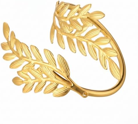 100 Pcs Gold Napkin Rings Bulk Delicate Napkin Holder for Dining Wedding Party Banquet Table Decroration Christmas and Daily Use - Gold Wheat - Image 2