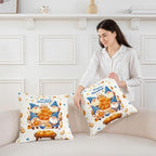 Erosebridal Hanukkah Gnomes Decorative Pillow Covers, Holiday Celebration Throw Pillow Covers 24X24 Set of 2, Happy Hanukkah Cushion Cases for Couch Bed Sofa Home Decor - Image 3