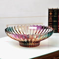 MAGCOLOR 12 inch Diameter Crystal Glass Colorful Fruit Bowl kitchen decor accessories by MAGCOLOR