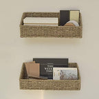 StorageWorks Woven Wall Baskets for Storage, Hanging Baskets for Organizing - Image 2