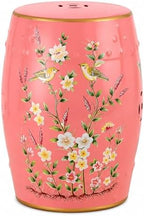 Lefedrasticity Ceramic Garden Stool Outdoor Decorative Garden Stools Hand-Painted Chinoiserie Decor Drum Stool for Garden Patio Backyard Balcony Living Room Bathroom (Pink, Pattern 1) by %F0%9D%97%9F%F0%9D%97%B2%F0%9D%97%B3%F0%9D%97%B2%F0%9D%97%B1%F0%9D%97%BF%F0%9D%97%AE%F0%9D%98%80%F0%9D%98%81%F0%9D%97%B6%F0%9D%97%B0%F0%9D%97%B6%F0%9D%98%81%F0%9D%98%86