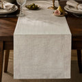 KINGSTONE 100% French Linen Table Runner 72", 210GSM Heavyweight Artisanry, Crease-Free Scroll Packaging, 14x72 for Dinning, Wedding and Side Table, Modern Farmhouse Decor by KINGSTONE