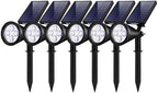 InnoGear 6 Solar Lights Outdoor Spot Garden Yard Landscape Flag, Cool White by InnoGear