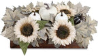 Pre-Made Fall Centerpieces for Dining Table, 14'', Fall White by Scawim