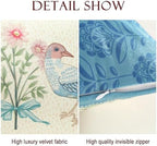 patdrea Designer Velvet Throw Pillow Cover,Set of 2,12"x20"-MontebourgC - Image 5