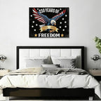 HomeifHue July 4th Patriotic Canvas Wall Art 4th of July USA Decorations American Flag Painting Picture Eagle Pictures for Wall Decor Independence Day Home Decor（F8 24x36in） - Image 5