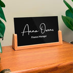 Custom Wall Business Sign, Rectangle Rounded Door Sign, Office Gift Table Top Company Sign Office Decor Personalized Square Business Sign, Valentines Day (LED Light Name Plate) - Image 6