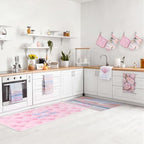 VitalCozy 10 Pcs Pink Ocean Kitchen Decor Set Kitchen Towels - Image 2