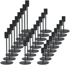 Black Candlestick Holders Bulk for Taper Candles Decorative Metal Candelabra Candle Holders Fit 0.8 Inch Diameter Candles Gold Taper Candle Stands for Wedding Home Party Table Decor (Set of 27) by KDJFIIH