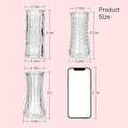 24 Pack Mini Glass Bud Vases, Small Clear Flower Vases Bulk - Image 3