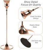 Candlestick Holders Rose Gold, 9 Packs Taper Candle Holder for Candlesticks, Candle Sticks Holder Decor for Home Decor - Image 6