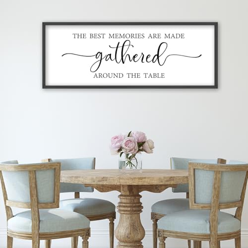 The Best Memories Are Made Gathered Around the Table Dining Room Wall Decor - Image 3