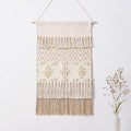 Dremisland Macrame Wall Hanging Macrame Wall Decor Bohemian Beige Tapestry by Dremisland