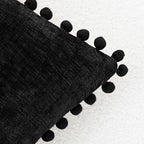 CaliTime Decorative Couch Throw Pillow Covers 22 X 22 Inches Black - Image 3