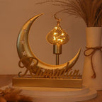 Ramadan Lantern Lights,Ramadan Candle Lantern,Eid Mubarak LED Lamp,Ramadan Hanging Lantern Decorations for Home Style 23 - Image 3