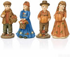 Thyle 4 Pcs Vintage Fall Figurines Decorations for Home by Thyle
