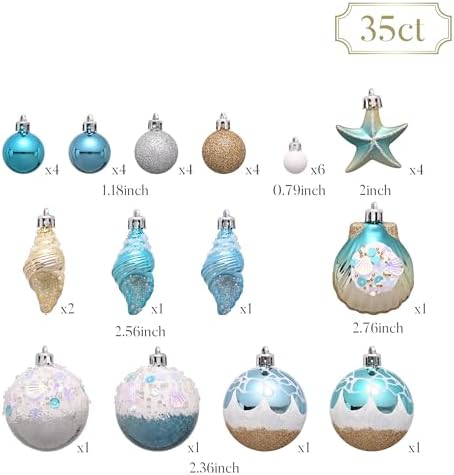 Valery Madelyn 35ct Summer Tree Ornaments Christmas in July Decorations - Image 4