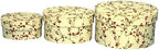 Sarah's Hat Boxes – Cherry Blossoms Decorative Gift Box Set of 3 | Elegant Reusable Storage Boxes for Gifts, Keepsakes, Jewelry, or Special Items | Unique Printed Design - Image 4