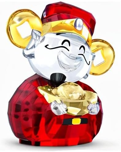 Swarovski Asian Symbols Cute God of Wealth Crystal Mini Figurine - Image 3