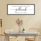The Best Memories Are Made Gathered Around the Table Dining Room Wall Decor - Image 4