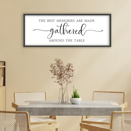 The Best Memories Are Made Gathered Around the Table Dining Room Wall Decor - Image 4