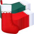 Zubebe 36 Pcs 15 Inch Felt Christmas Stockings Stockings Xmas Decoration Stockings Rustic Christmas Santa Stockings for Christmas Party Favors Home Decor(Red, Green, Classic) by Zubebe