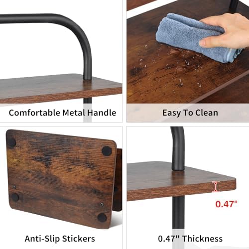 Cupcake Stand for 50 Cupcakes, 2 PACK 3 Tier Wooden Metal Cupcake Stand Reusable Cupcake Display Stand Tiered Tray Stand Dessert Table Display Set Serving Trays for Party Rustic Farmhouse Vendor - Image 5