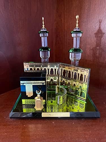 Islamic Crystal Decorations The Minaret of Mecca Mosque and Kaaba Ramadan Eid Gifts - Image 4