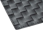 Restaurantware Rectangle Black Woven Placemat, 16 x 12 in, 6 Pack - Image 6