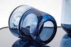 Modern Minimalist vase, Crystal Glass vase, Flower vase, Dried Flower vase(Blue) - Image 4