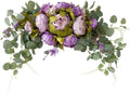 Wedding Arch Flowers 30 Inch Peony Artificial Floral Swag Purple by H%26S+BRIDAL