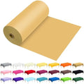 54 Inch X 300 Feet Plastic Table Cover Roll Premium Disposable Plastic Tablecloth for All Type/Shape Tables | Picnic, Party, Banquet, Birthdays, Weddings (Gold, 54 Inch X 300 Feet) by JHDZDHY