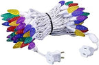 Novelty Lights 24FT 70 LED C6 Outdoor Rainbow Christmas String Lights - Image 5