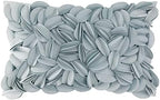 KINGROSE Decorative Soft 3D Flower Throw Pillow Cover, Sky Blue, 12x20 in by KINGROSE